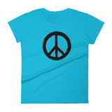 Women's short sleeve t-shirt Peace