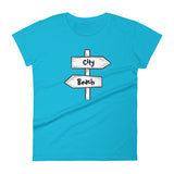 Women's short sleeve t-shirt City & Beach