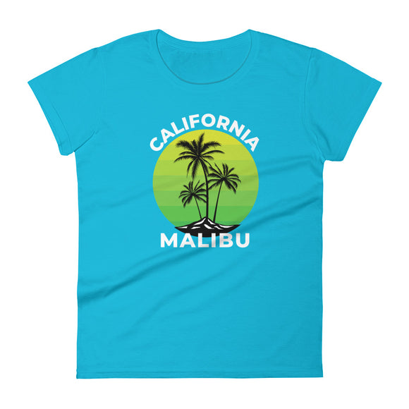 Women's short sleeve t-shirt Malibu, CA