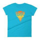 Women's short sleeve t-shirt Ibiza Sunset