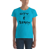 Women's short sleeve t-shirt City and Beach