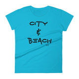 Women's short sleeve t-shirt City and Beach