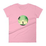 Women's short sleeve t-shirt Emerald Sunset