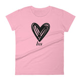 Women's short sleeve t-shirt LUV