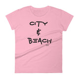 Women's short sleeve t-shirt City and Beach