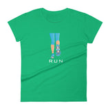 Women's short sleeve t-shirt RUN