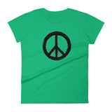 Women's short sleeve t-shirt Peace