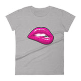 Women's Fashion Fit short sleeve t-shirt Fifth Avenue Pink Lips