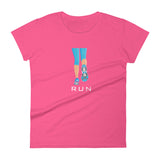 Women's short sleeve t-shirt RUN