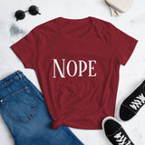 Women's short sleeve t-shirt Nope II