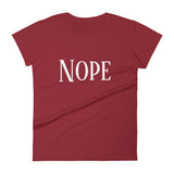 Women's short sleeve t-shirt Nope II