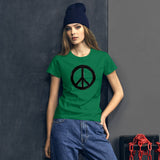 Women's short sleeve t-shirt Peace