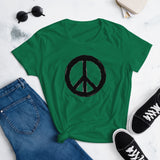 Women's short sleeve t-shirt Peace