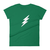 Women's short sleeve t-shirt Lightning White