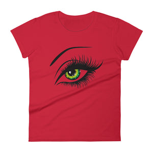 Women's Fashion Fit short sleeve t-shirt The Green Eyes