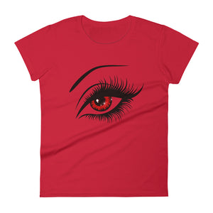 Women's Fashion Fit short sleeve t-shirt The Red Eyes