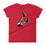 Women's short sleeve t-shirt Roller Derby