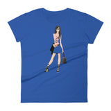 Women's Fashion Fit short sleeve t-shirt A Day in Hollywood