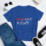 Women's short sleeve t-shirt Rocket Zoet Red Haze