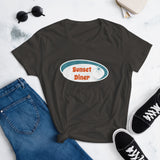 Women's short sleeve t-shirt Sunset Diner