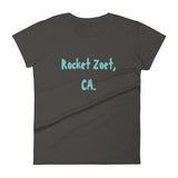 Women's short sleeve t-shirt Rocket Zoet, CA.