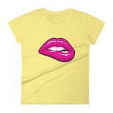 Women's Fashion Fit short sleeve t-shirt Fifth Avenue Pink Lips