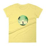 Women's short sleeve t-shirt Emerald Sunset