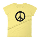 Women's short sleeve t-shirt Peace