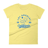 Women's short sleeve t-shirt Los Angeles Blue