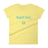 Women's short sleeve t-shirt Rocket Zoet, CA.