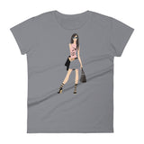 Women's Fashion Fit short sleeve t-shirt A Day in Hollywood