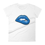 Women's Fashion Fit short sleeve t-shirt Fifth Avenue Blue Lips