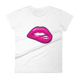 Women's Fashion Fit short sleeve t-shirt Fifth Avenue Pink Lips