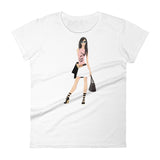 Women's Fashion Fit short sleeve t-shirt A Day in Hollywood