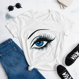 Women's Fashion Fit short sleeve t-shirt The Blue Eyes