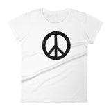 Women's short sleeve t-shirt Peace