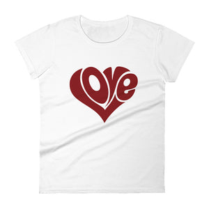 Women's short sleeve t-shirt LOVE