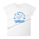 Women's short sleeve t-shirt Los Angeles Blue