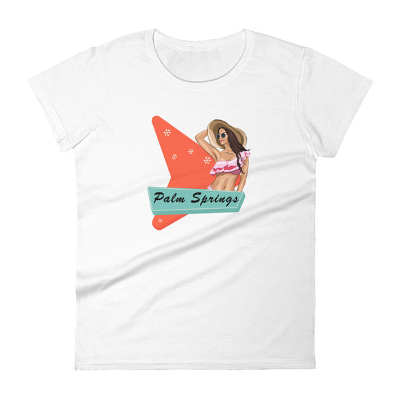 Women's short sleeve t-shirt Palm Springs