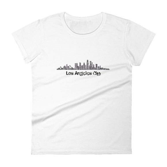 Women's short sleeve t-shirt Los Angeles City