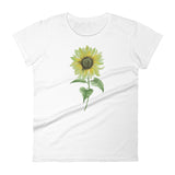 Women's short sleeve t-shirt Sunflower