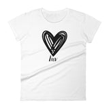 Women's short sleeve t-shirt LUV