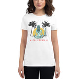 Women's short sleeve t-shirt California Surfer Girl