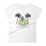 Women's short sleeve t-shirt California Surfer Girl