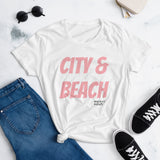 Women's short sleeve t-shirt City & Beach