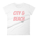 Women's short sleeve t-shirt City & Beach