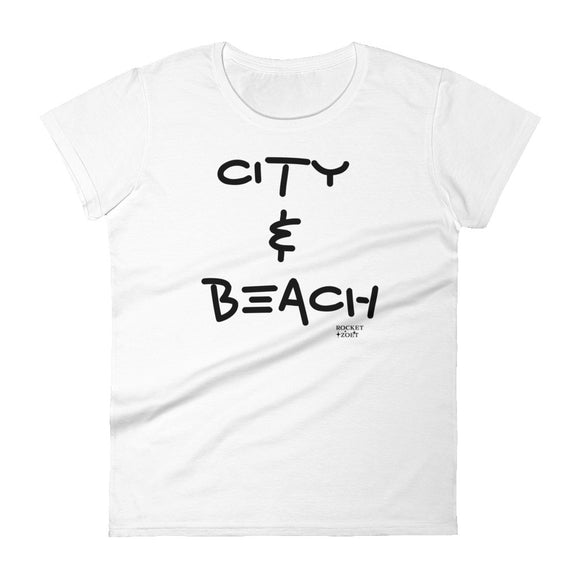 Women's short sleeve t-shirt City and Beach