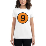 Women's short sleeve t-shirt 9 Nine