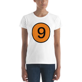 Women's short sleeve t-shirt 9 Nine