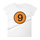 Women's short sleeve t-shirt 9 Nine